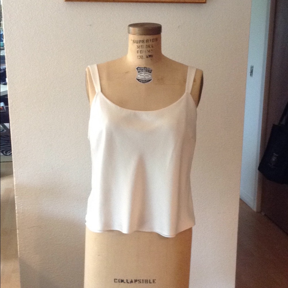 Cream colored tank